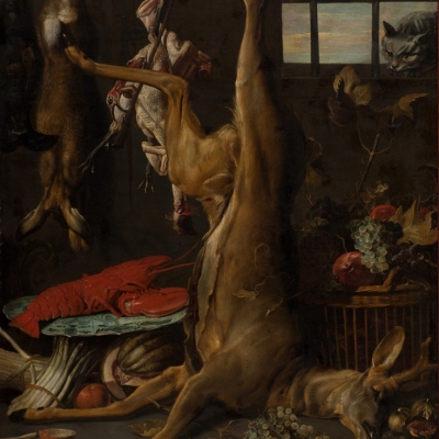 Frans Snyders "Still Life with a Roe Deer", XVII century, Collection of Muzeum Sztuki in Łódź