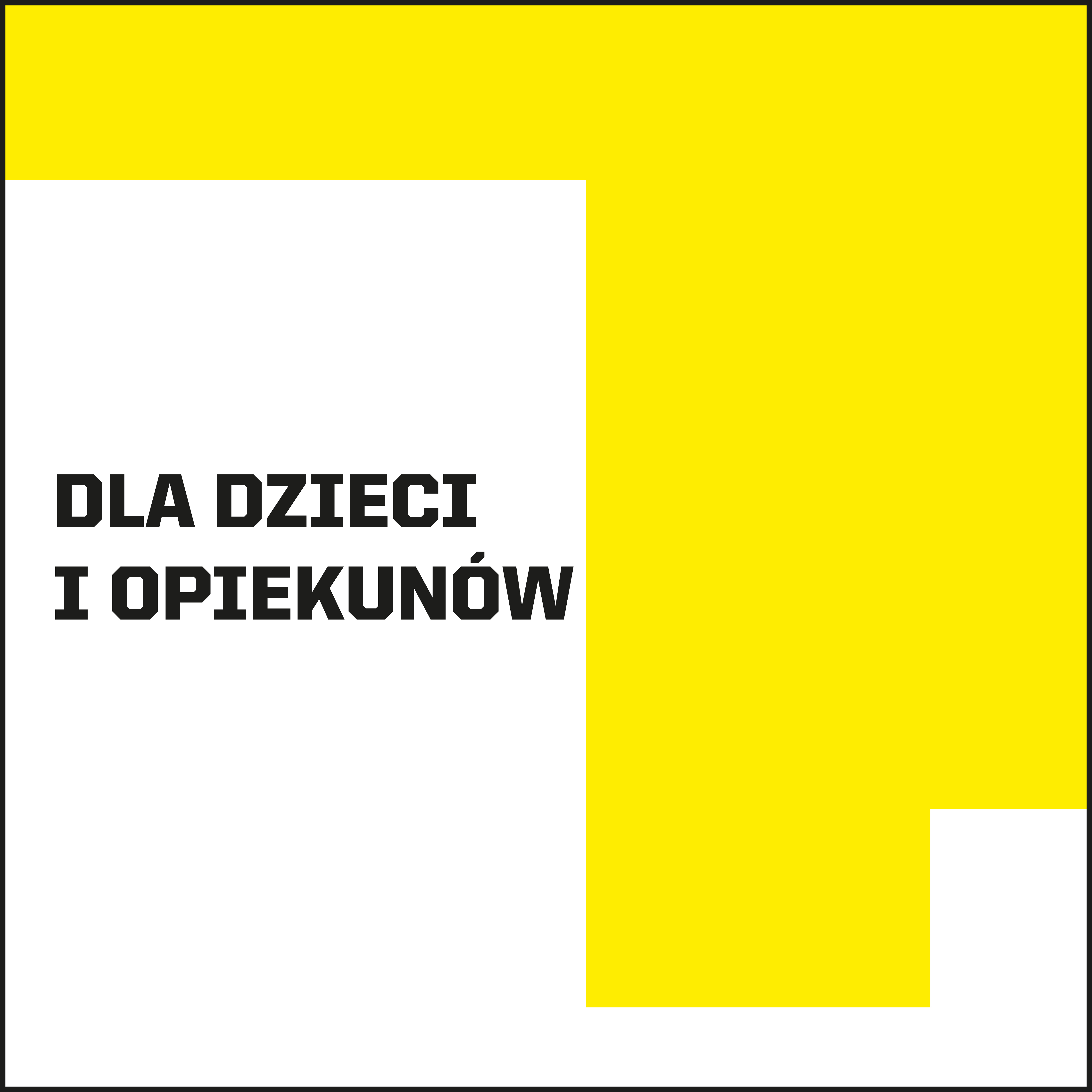 przycisk DLA DZIECI I OPIEKUNÓW