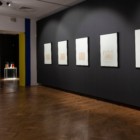 View on the Exhibition "War Against Homes. The Neoplastic Room in Solidarity with Ukraine", photography: P. Tomczyk