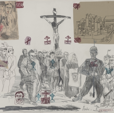 Edward Dwurnik, "To Act with Love", 1981, from the collection of Muzeum Sztuki in Łódź