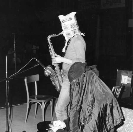 Kilhets performing at IX Pražské jazzové dny (9th Prague Jazz Days), 1979, photo: Jiří Kučera / courtesy of Mikoláš Chadima