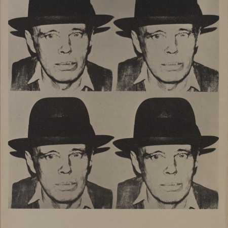 Joseph Beuys, "Beuys by Warhol",  grafika, 1980, Muzeum Sztuki w Łodzi
