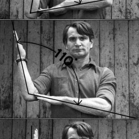  Józef Robakowski, Trzy kąty (dokumentacja), fotografia, 1975, dzięki uprzejmości artysty.