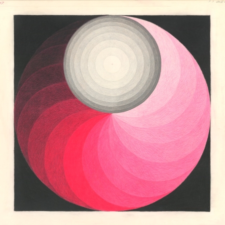 Z. Waldheims, "Drawing No 587", 1981, pencils, paper, 60 × 60 cm, courtesy of the artist, collection of the Latvian National Museum of Art