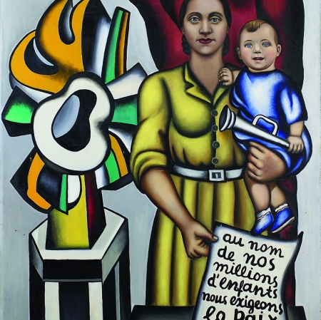 Nadia Petrova (Nadia Léger), Maternité (Macierzyństwo), 1950–52, olej, płótno, 162 x 130 cm / © Estate of Nadia Léger, Francja