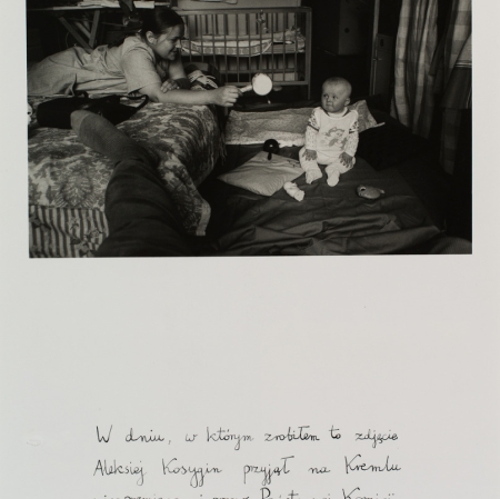 Mariusz Hermanowicz, "The day I made this photo", 1977, black-and-white photograph, from the collection of Muzeum Sztuki in Łódź
