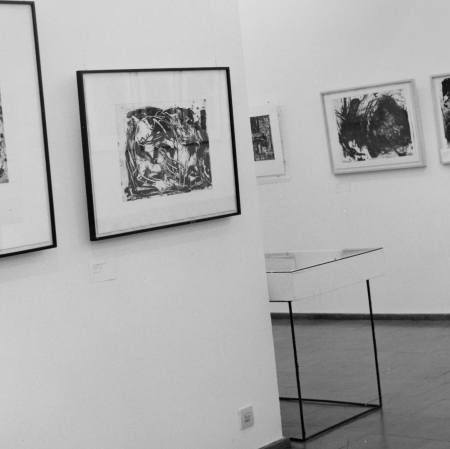 Dokumentacja wystawy „Emilio Vedova. Grafika 1958 – 1990”, fot. archiwum Muzeum Sztuki w Łodzi