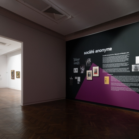 Widok na wystawę "Awangardowe muzeum", fot. A. Zagrodzka