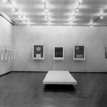 Widok wystawy „Jasper Johns. Litografie”, fot. archiwum Muzeum Sztuki w Łodzi 