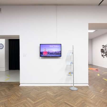 View on the exhibition "Rajzefiber", photography: A. Zagrodzka