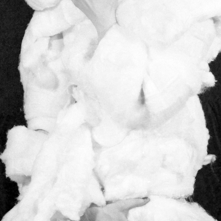 Teresa Tyszkiewicz, "Cotton Wool 2", 1981, b/w photograph,  courtesy of the artist