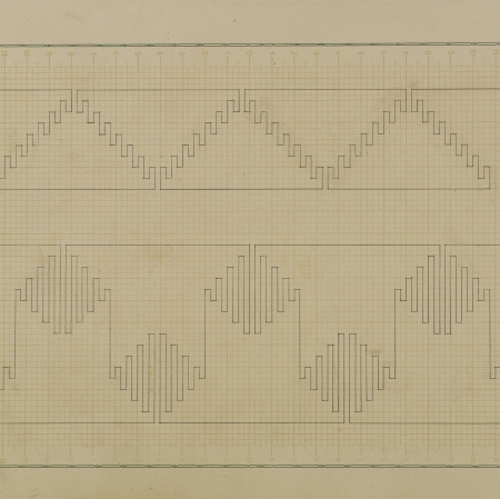 Wacław Szpakowski, z Albumu linii rytmicznych, 1953–1954, ołówek, papier, Muzeum Sztuki w Łodzi