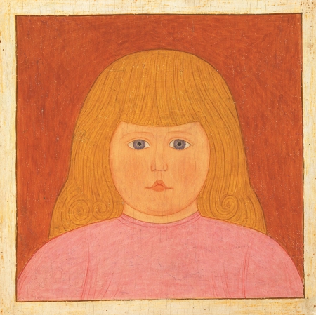 portrait of a fair-haired girl