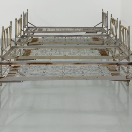 Artwork, a few bed frames