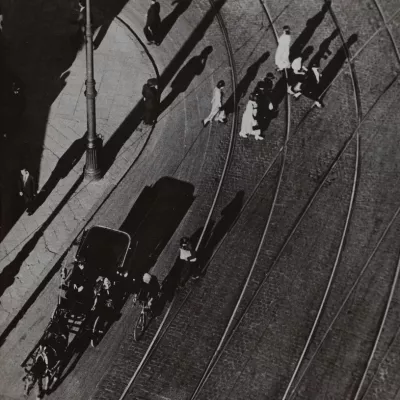 Krystyna Gorazdowska, At the turn, ca. 1937