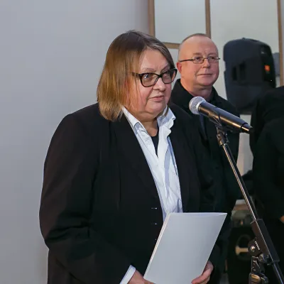 Ewa Zarzycka. Fot. A. Taraska-Pietrzak. Archiwum Muzeum Sztuki, Łódź.