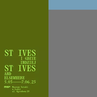 A graphic consisting of three rectangles, with an intense St Ives inscription on the left rectangle and elsewhere