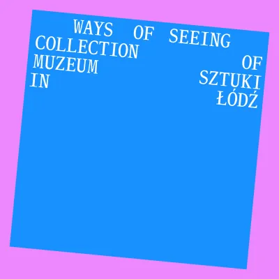 A blue square tilted to the right on a pink background